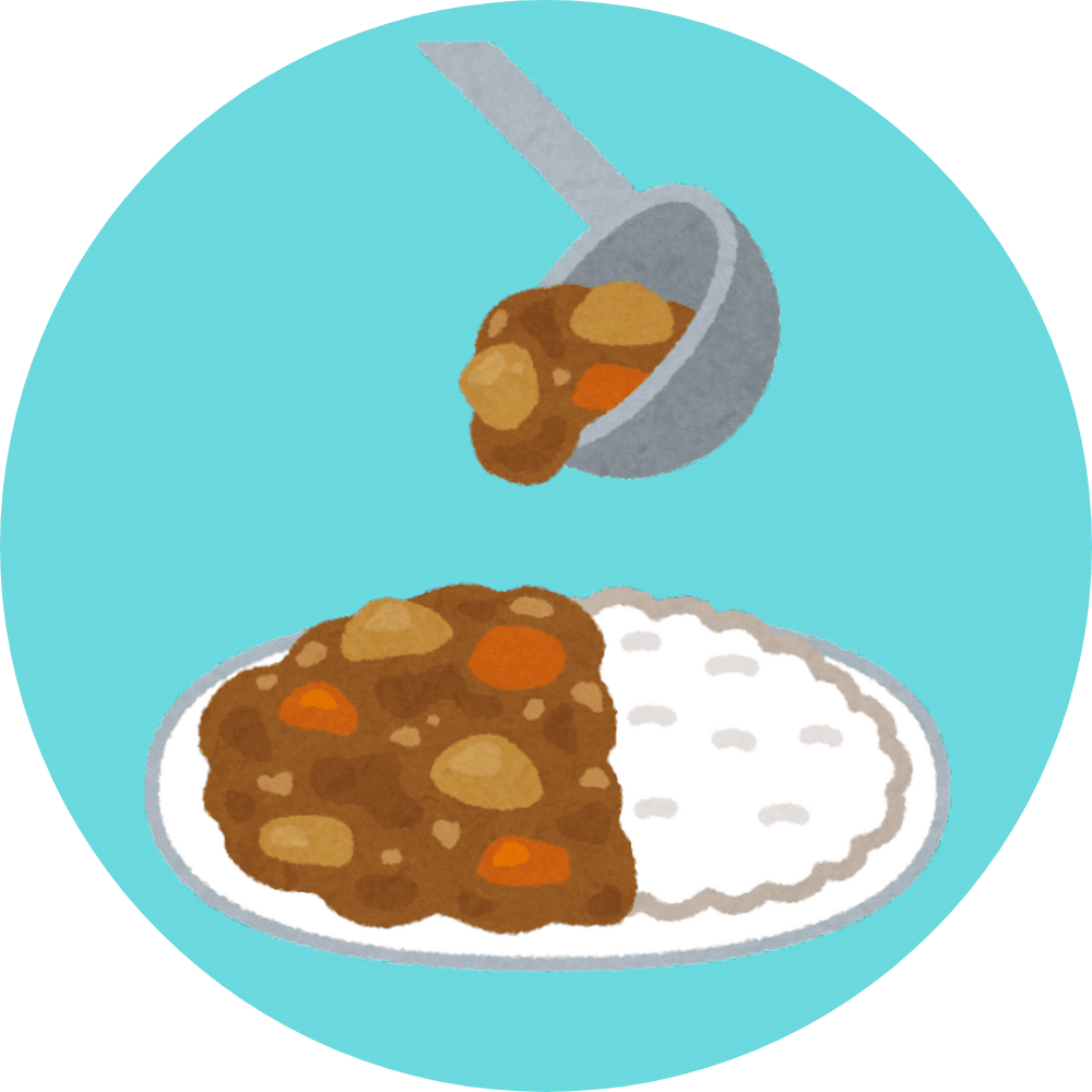 Hot meals as icon